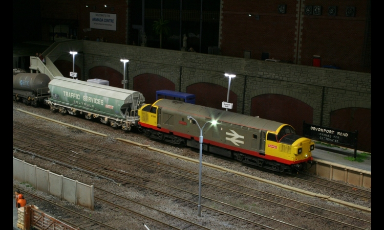 37068 "Grainflow" on a china clay train.